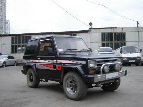 Daihatsu Rugger (F70V, F71G) 1 поколение, рестайлинг, джип/suv 3 дв. (09.1987 - 10.1990)